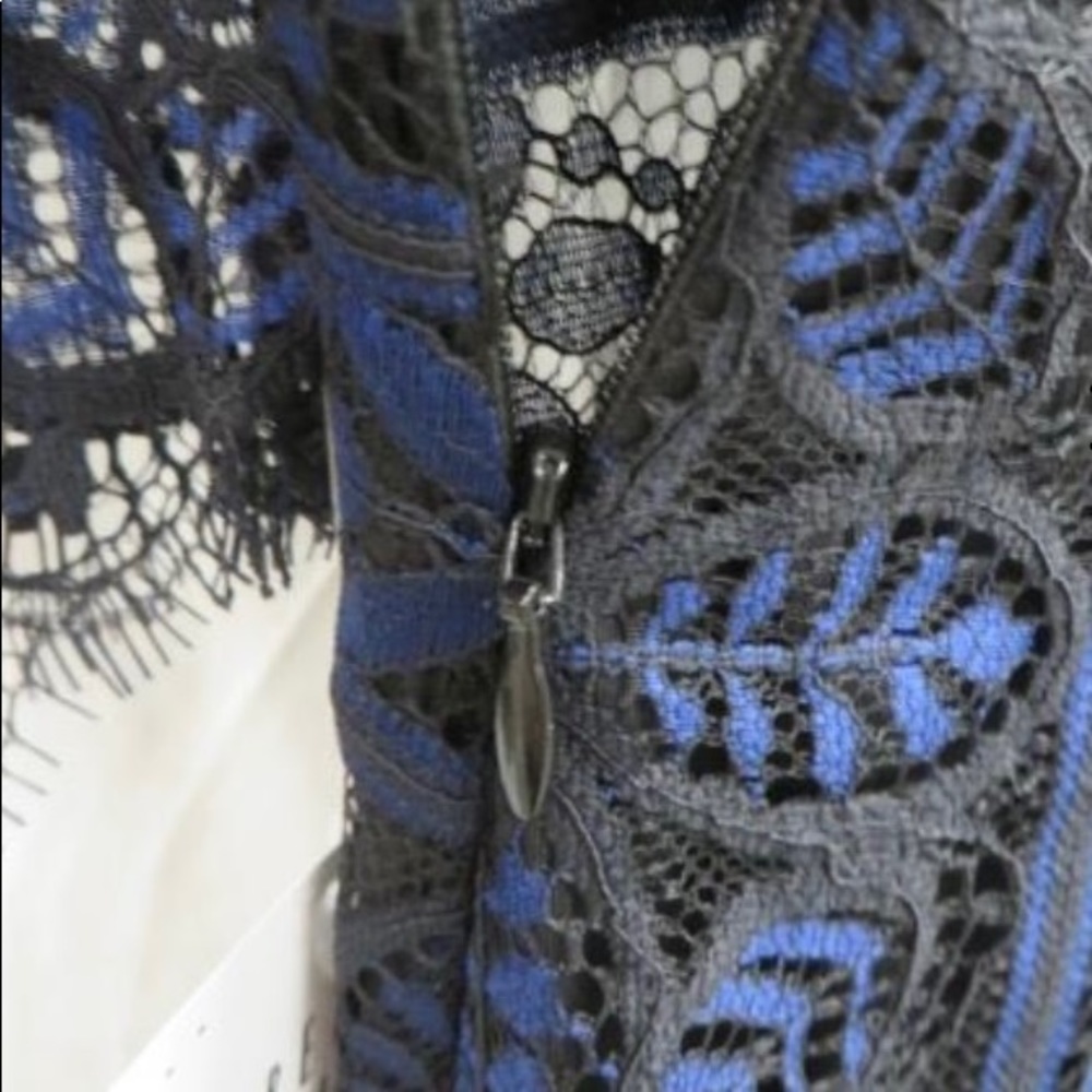 *Sold * For Love & Lemons Lyla Cocktail Dress new with tags size small blue, - Picture 14 of 16